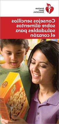 Mom and son reading cereal box_50-1620